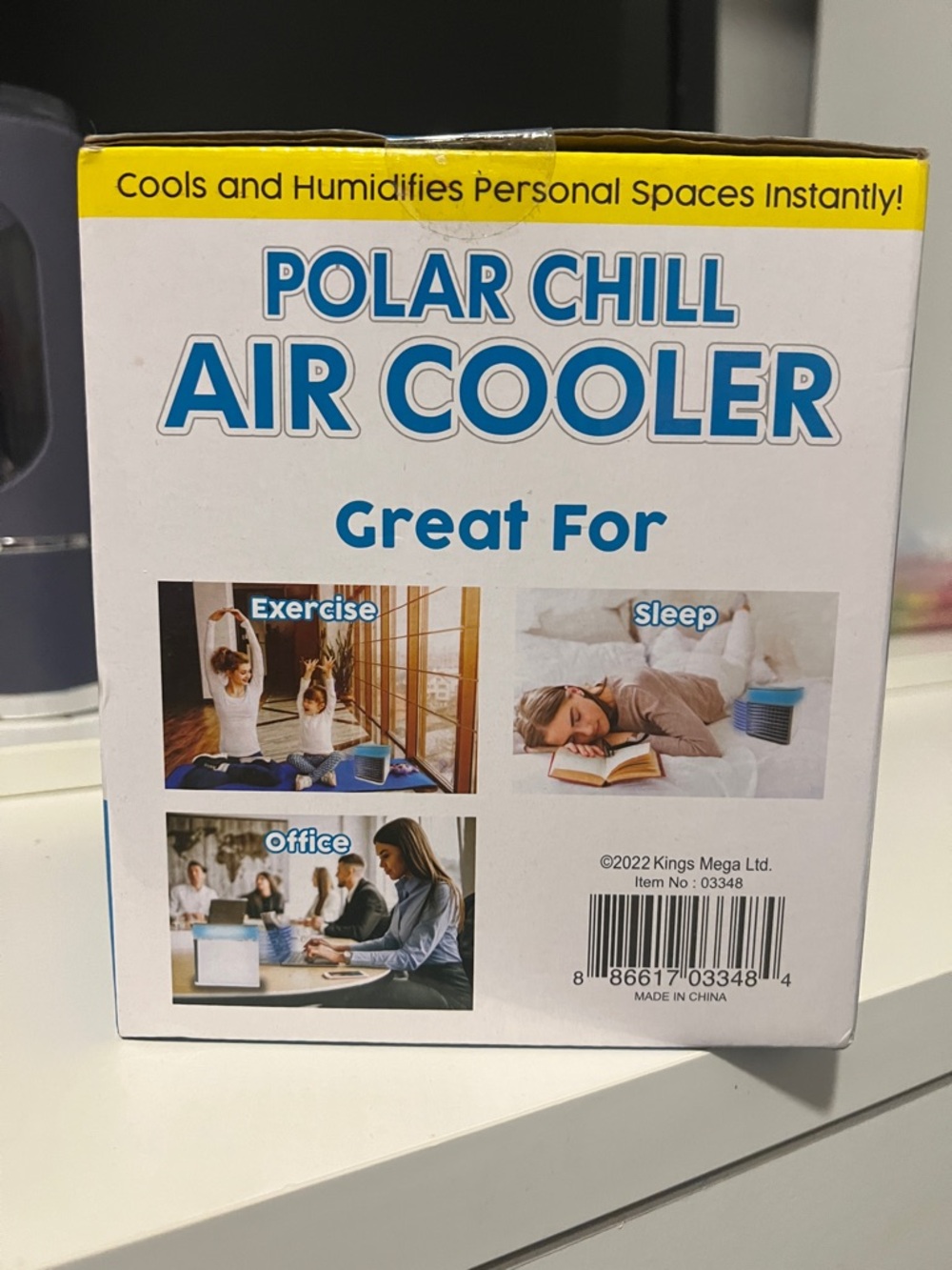 Polar Chill Air Cooler - Blue and White - Picture 2 of 5